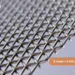 LƯỚI ĐAN INOX 201 KHỔ 1M X 30M (5MESH) 60KG