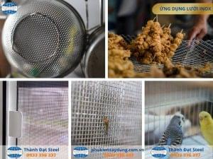 Ứng dụng lưới inox 304